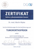 Tumororthopädie 2018