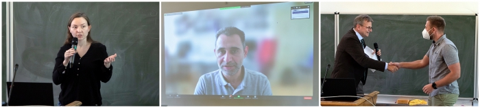 Die drei Preisträger:innen (c) Melitta Schubert Die drei Preisträger:innen (c) Melitta Schubert